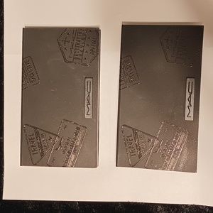 Bundle of  Mac eyeshadow palettes rose gold and burgundy 8 pan. No box. Unused